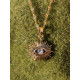 Collier "Talisman Oeil Protecteur" en acier inoxydable