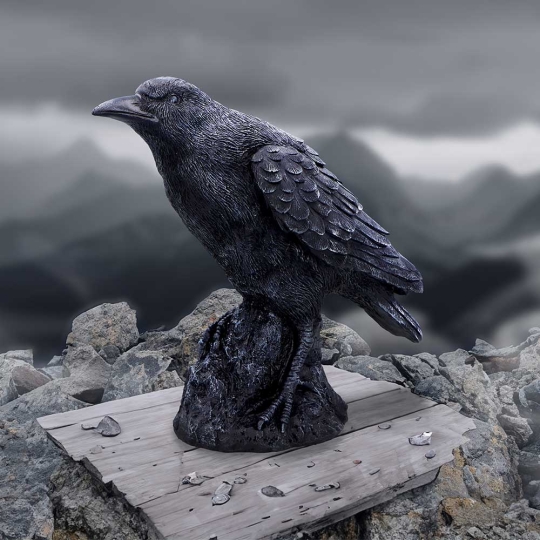 Figurine "Le Corbeau Messager"